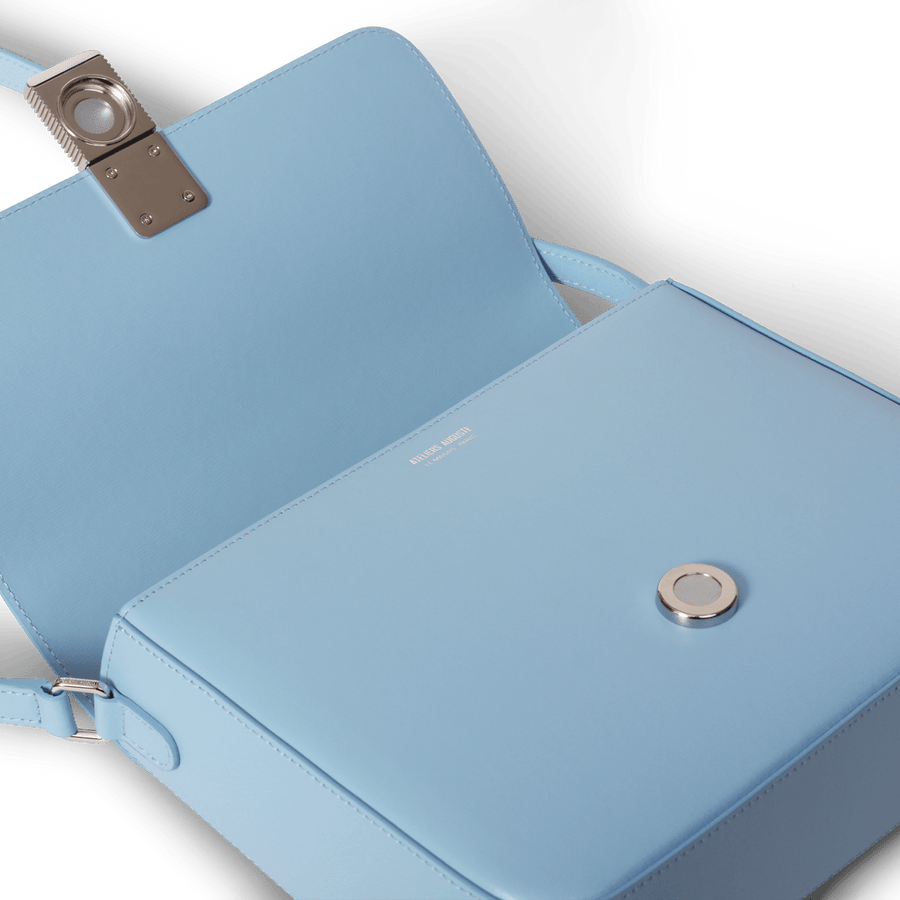 Monceau Silver Edition - Cuir Box Bleu Clair Ateliers Auguste