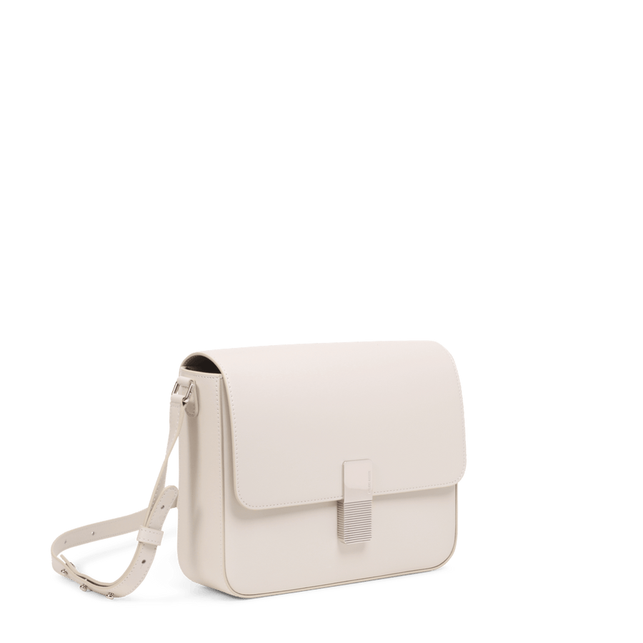 Monceau Silver Edition - Cuir Box Blanc Cassé Ateliers Auguste