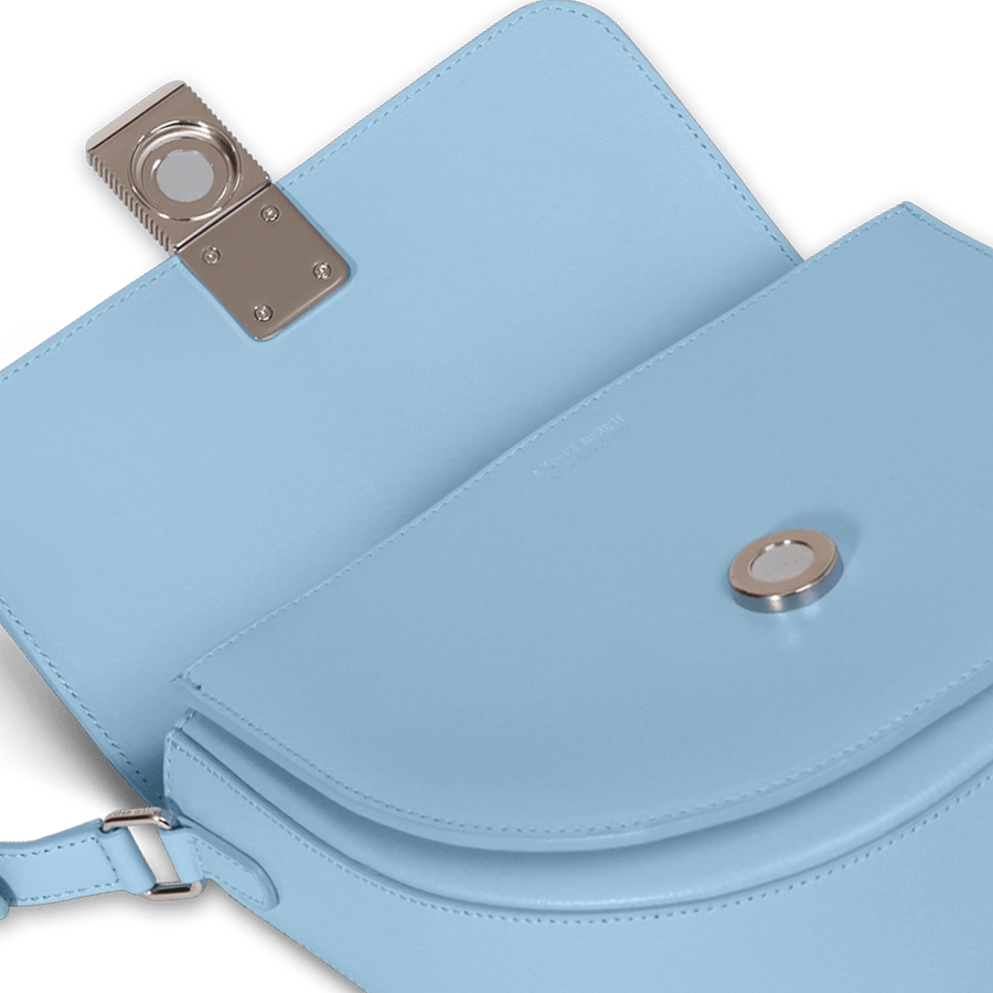 Sully Silver Edition - Cuir Box Bleu Clair Ateliers Auguste